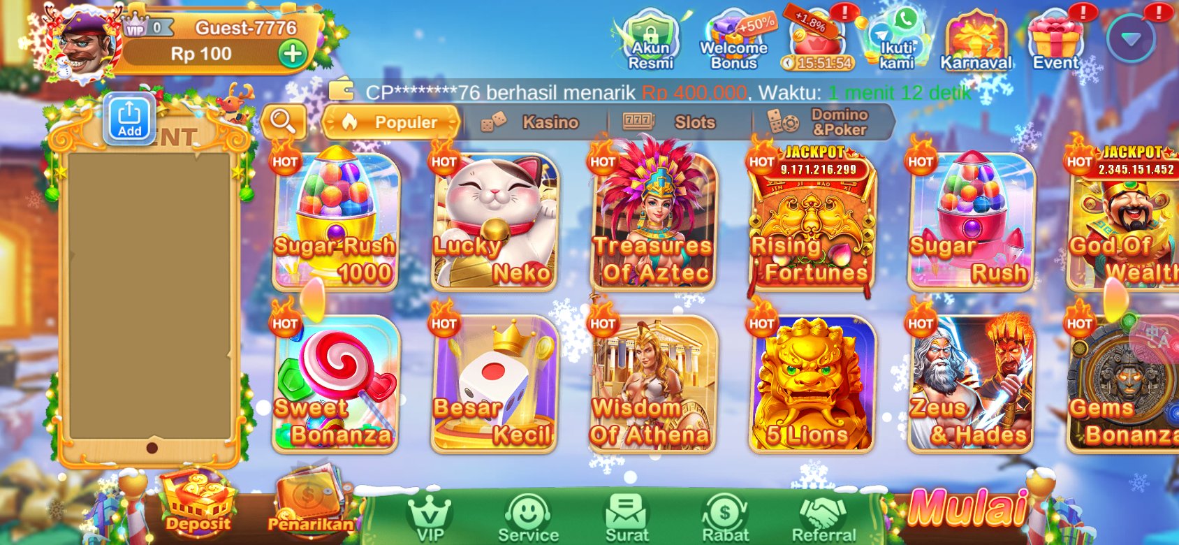 Permainan slot terbaik dengan jackpot hingga miliaran di K3K3 2 4 354 3.